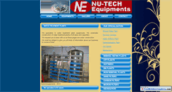 Desktop Screenshot of nutechequipments.com